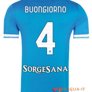 Maglia Calcio ALESSANDRO BUONGIORNO 4 SSC Napoli 2025/26 Prima
