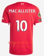 Maglia Calcio ALEXIS MAC ALLISTER 10 FC Liverpool 2025/26 Prima