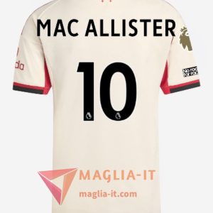 Maglia Calcio ALEXIS MAC ALLISTER 10 FC Liverpool 2025/26 Seconda