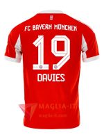 Maglia Calcio ALPHONSO DAVIES 19 Bayern Monaco 2025/26 Prima