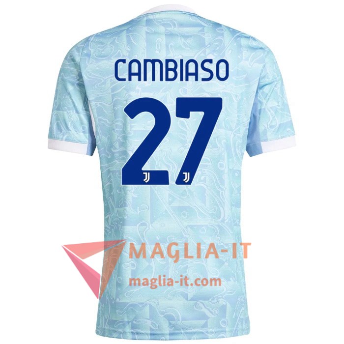 Maglia Calcio ANDREA CAMBIASO 27 Juventus 2025/26 Seconda