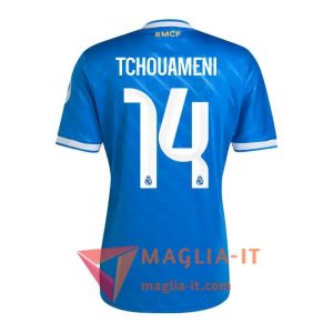 Maglia Calcio AURÉLIEN TCHOUAMÉNI 14 Real Madrid 2025/26 Terza