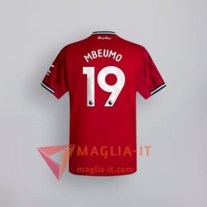 Maglia Calcio BRYAN MBEUMO 19 Manchester United 2025/26 Prima