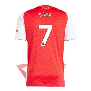 Maglia Calcio BUKAYO SAKA 7 Arsenal 2025/26 Prima