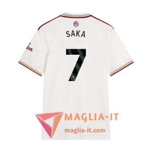 Maglia Calcio BUKAYO SAKA 7 Arsenal 2025/26 Terza