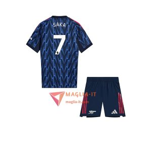 Maglia Calcio BUKAYO SAKA 7 Arsenal Bambino 2025/26 Seconda
