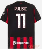 Maglia Calcio CHRISTIAN PULISIC 11 AC Milan 2025/26 Prima