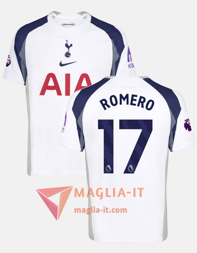 Maglia Calcio CRISTIAN ROMERO 17 Tottenham Hotspur 2025/26 Prima