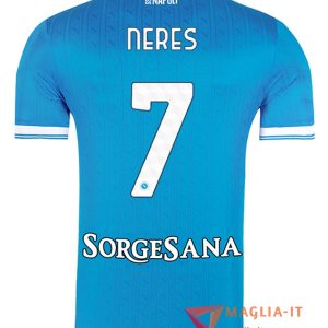 Maglia Calcio DAVID NERES 7 SSC Napoli 2025/26 Prima