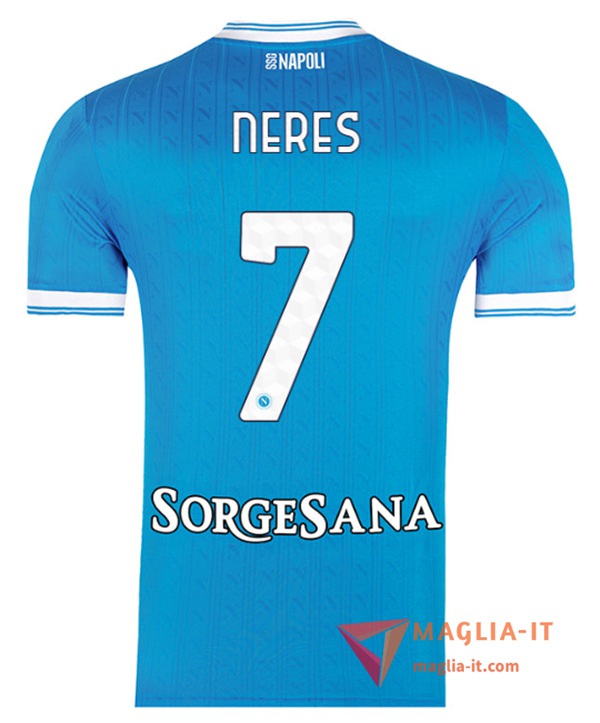 Maglia Calcio DAVID NERES 7 SSC Napoli 2025/26 Prima