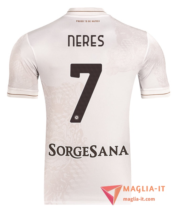 Maglia Calcio DAVID NERES 7 SSC Napoli 2025/26 Seconda
