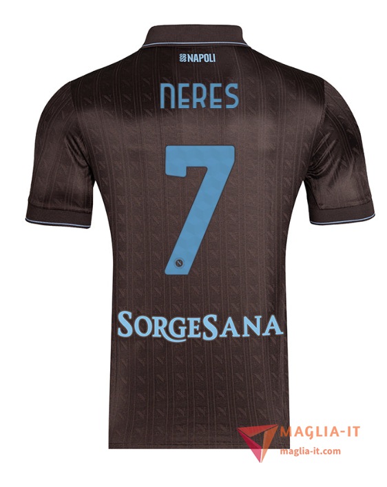 Maglia Calcio DAVID NERES 7 SSC Napoli 2025/26 Terza