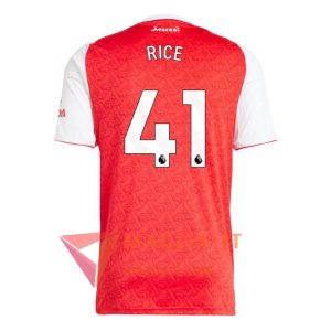 Maglia Calcio DECLAN RICE 41 Arsenal 2025/26 Prima