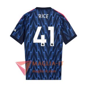 Maglia Calcio DECLAN RICE 41 Arsenal 2025/26 Seconda