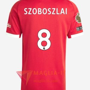 Maglia Calcio DOMINIK SZOBOSZLAI 8 FC Liverpool 2025/26 Prima