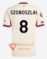 Maglia Calcio DOMINIK SZOBOSZLAI 8 FC Liverpool 2025/26 Seconda