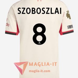 Maglia Calcio DOMINIK SZOBOSZLAI 8 FC Liverpool 2025/26 Seconda