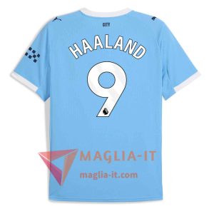 Maglia Calcio ERLING HAALAND 9 Manchester City 2025/26 Prima