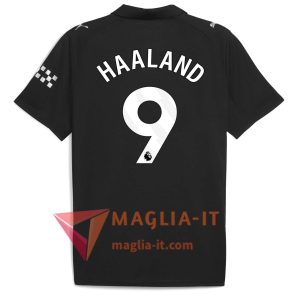 Maglia Calcio ERLING HAALAND 9 Manchester City 2025/26 Seconda