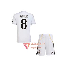 Maglia Calcio FEDE VALVERDE 8 Real Madrid Bambino 2025/26 Prima