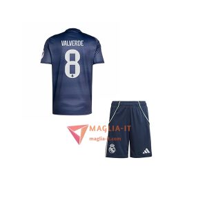 Maglia Calcio FEDE VALVERDE 8 Real Madrid Bambino 2025/26 Seconda