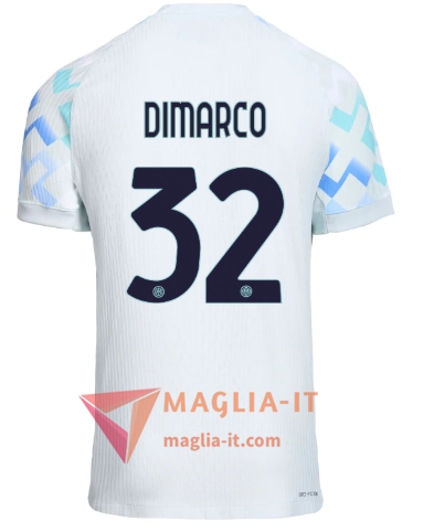Maglia Calcio FEDERICO DIMARCO 32 Inter Milan 2025/26 Seconda