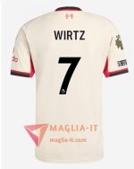 Maglia Calcio FLORIAN WIRTZ 7 FC Liverpool 2025/26 Seconda