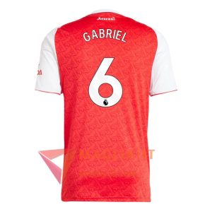 Maglia Calcio GABRIEL MAGALHÃES 6 Arsenal 2025/26 Prima