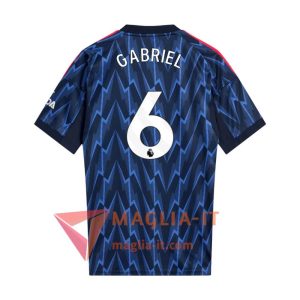 Maglia Calcio GABRIEL MAGALHÃES 6 Arsenal 2025/26 Seconda