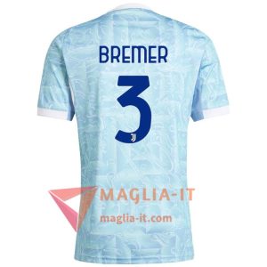 Maglia Calcio GLEISON BREMER 3 Juventus 2025/26 Seconda