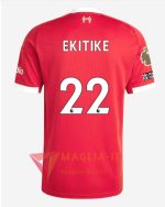 Maglia Calcio HUGO EKITIKE 22 FC Liverpool 2025/26 Prima