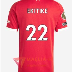 Maglia Calcio HUGO EKITIKE 22 FC Liverpool 2025/26 Prima