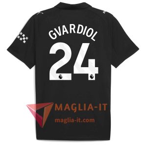 Maglia Calcio JOŠKO GVARDIOL 24 Manchester City 2025/26 Seconda