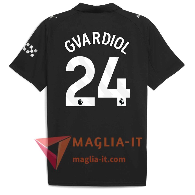 Maglia Calcio JOŠKO GVARDIOL 24 Manchester City 2025/26 Seconda
