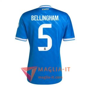 Maglia Calcio JUDE BELLINGHAM 5 Real Madrid 2025/26 Terza