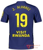 Maglia Calcio JULIÁN ALVAREZ 19 Atletico Madrid 2025/26 Seconda