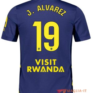 Maglia Calcio JULIÁN ALVAREZ 19 Atletico Madrid 2025/26 Seconda