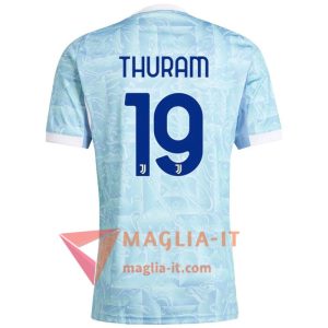 Maglia Calcio KHÉPHREN THURAM 19 Juventus 2025/26 Seconda