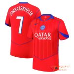 Maglia Calcio KHVICHA KVARATSKHELIA 7 PSG 2025/26 Terza