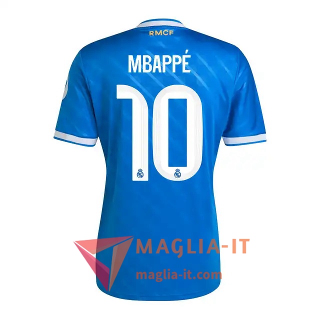 Maglia Calcio KYLIAN MBAPPÉ 10 Real Madrid 2025/26 Terza