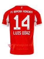 Maglia Calcio LUIS DÍAZ 14 Bayern Monaco 2025/26 Prima