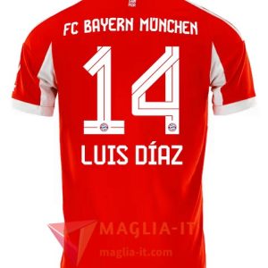 Maglia Calcio LUIS DÍAZ 14 Bayern Monaco 2025/26 Prima