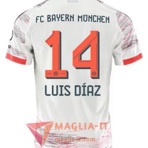 Maglia Calcio LUIS DÍAZ 14 Bayern Monaco 2025/26 Seconda