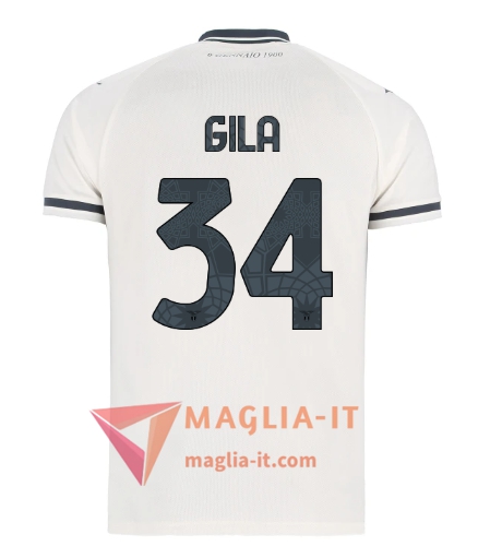 Maglia Calcio MARIO GILA 34 LAZIO 2025/26 Seconda