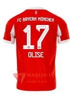 Maglia Calcio MICHAEL OLISE 17 Bayern Monaco 2025/26 Prima