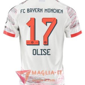 Maglia Calcio MICHAEL OLISE 17 Bayern Monaco 2025/26 Seconda
