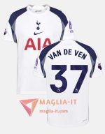 Maglia Calcio MICKEY VAN DE VEN 37 Tottenham Hotspur 2025/26 Prima