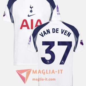 Maglia Calcio MICKEY VAN DE VEN 37 Tottenham Hotspur 2025/26 Prima