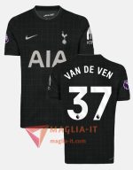 Maglia Calcio MICKEY VAN DE VEN 37 Tottenham Hotspur 2025/26 Seconda