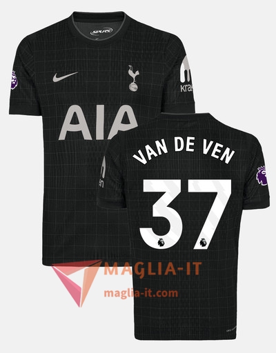 Maglia Calcio MICKEY VAN DE VEN 37 Tottenham Hotspur 2025/26 Seconda